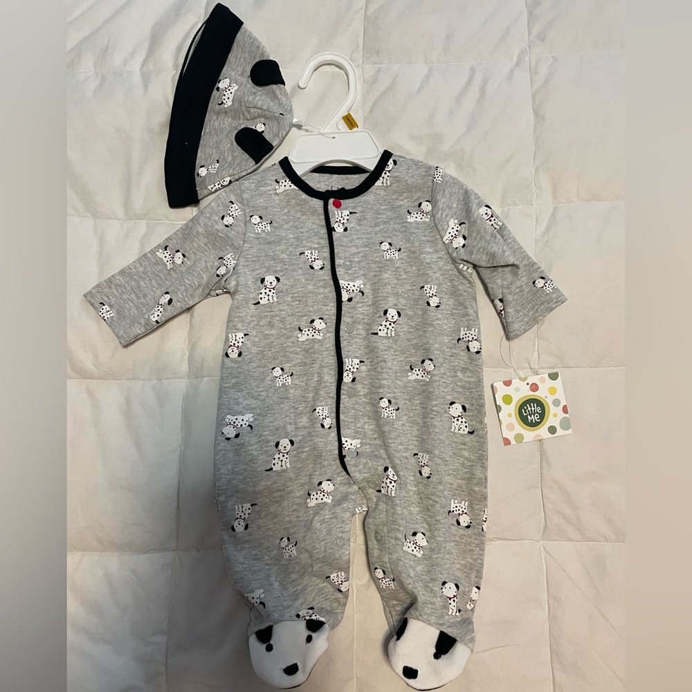 Little Me Footie Pajamas with hat